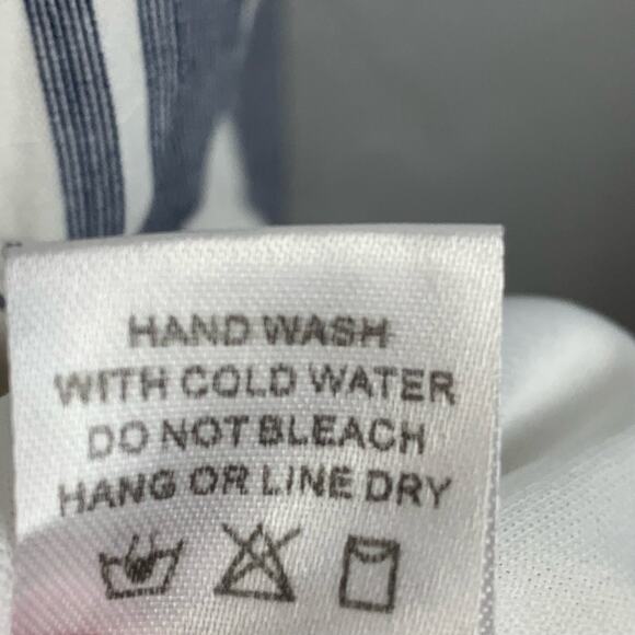 Savanna Jane Dress Tunic Blue CreamColorful Embroiderey Mini Boho Lined Size 1X - Picture 7 of 8